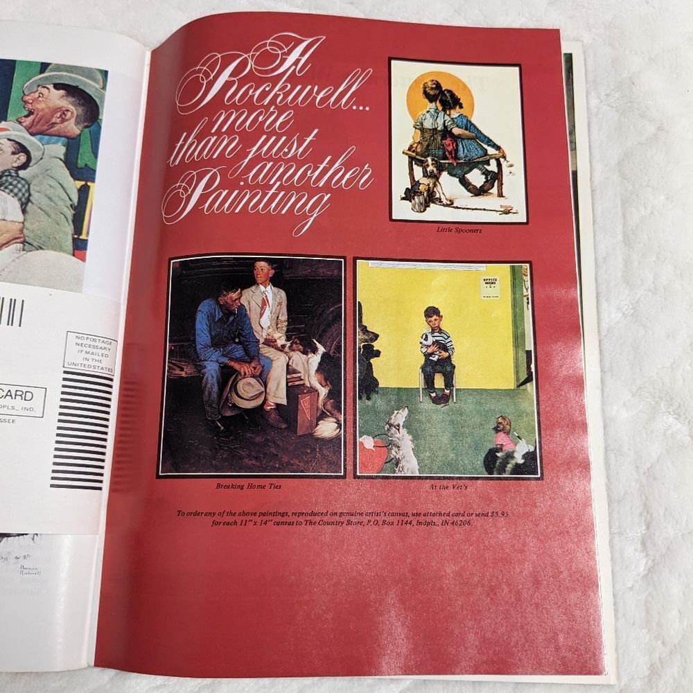 1978 Vintage Norman Rockwell Memory Album from the Sat Evening Post - Picture 5 of 15
